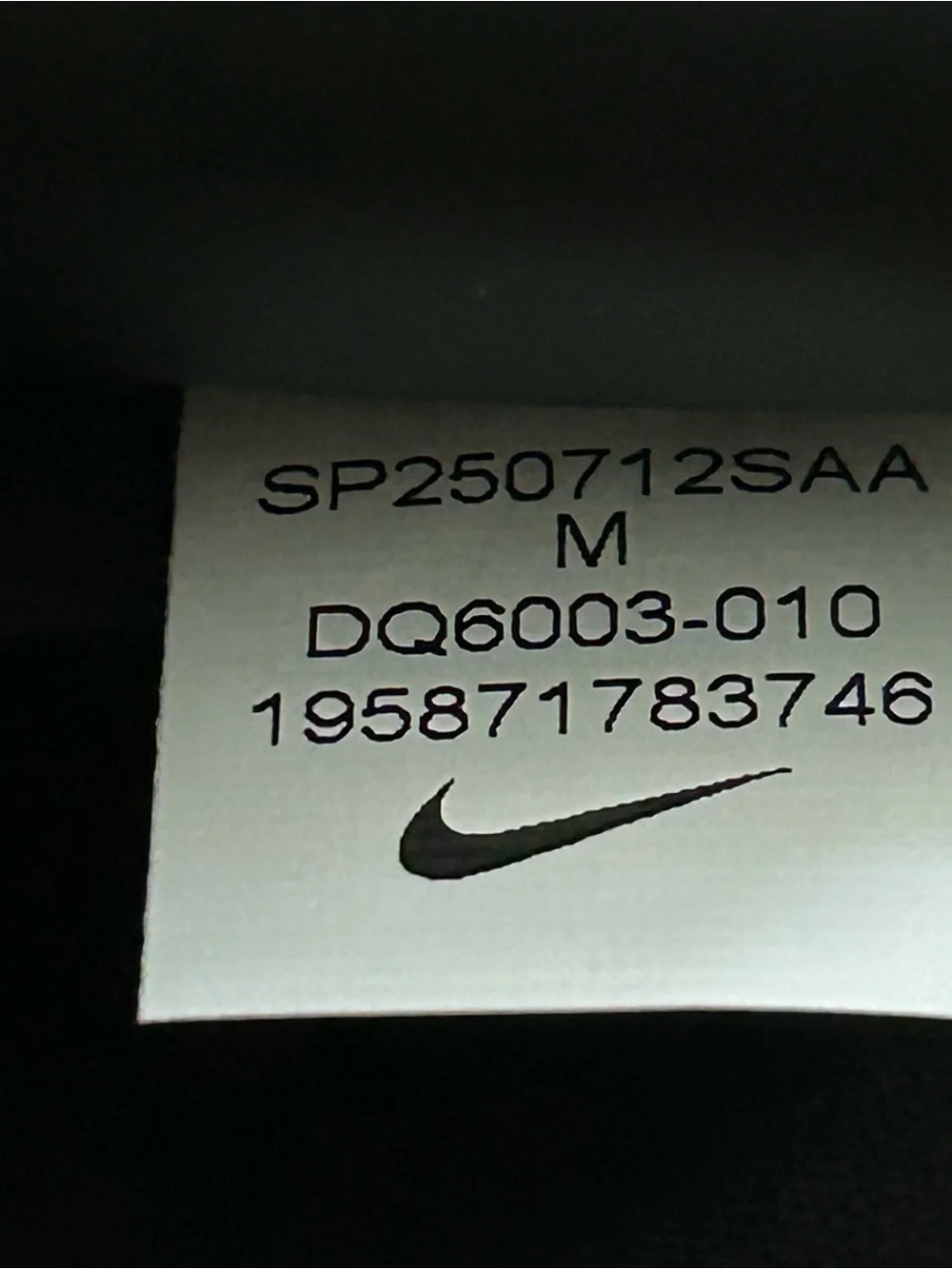 Nike new tags